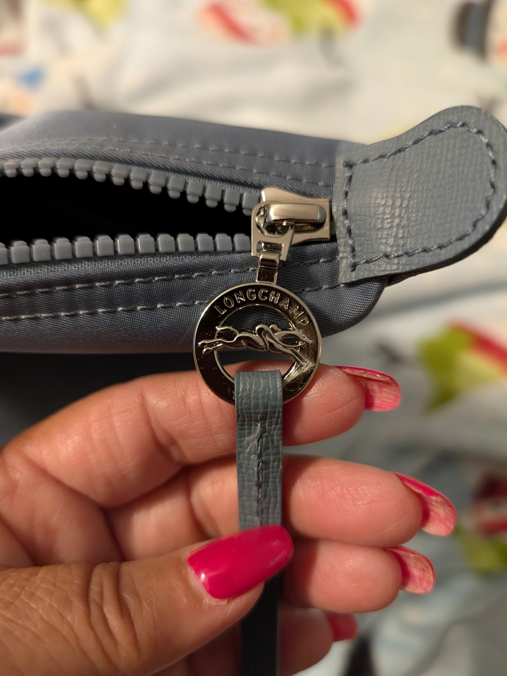 Longchamp Le Pliage Medium in Slate Gray - Picture 2 of 9